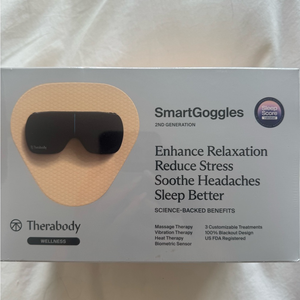 Therabody SmartGoggles with Massage and Heat for Headaches